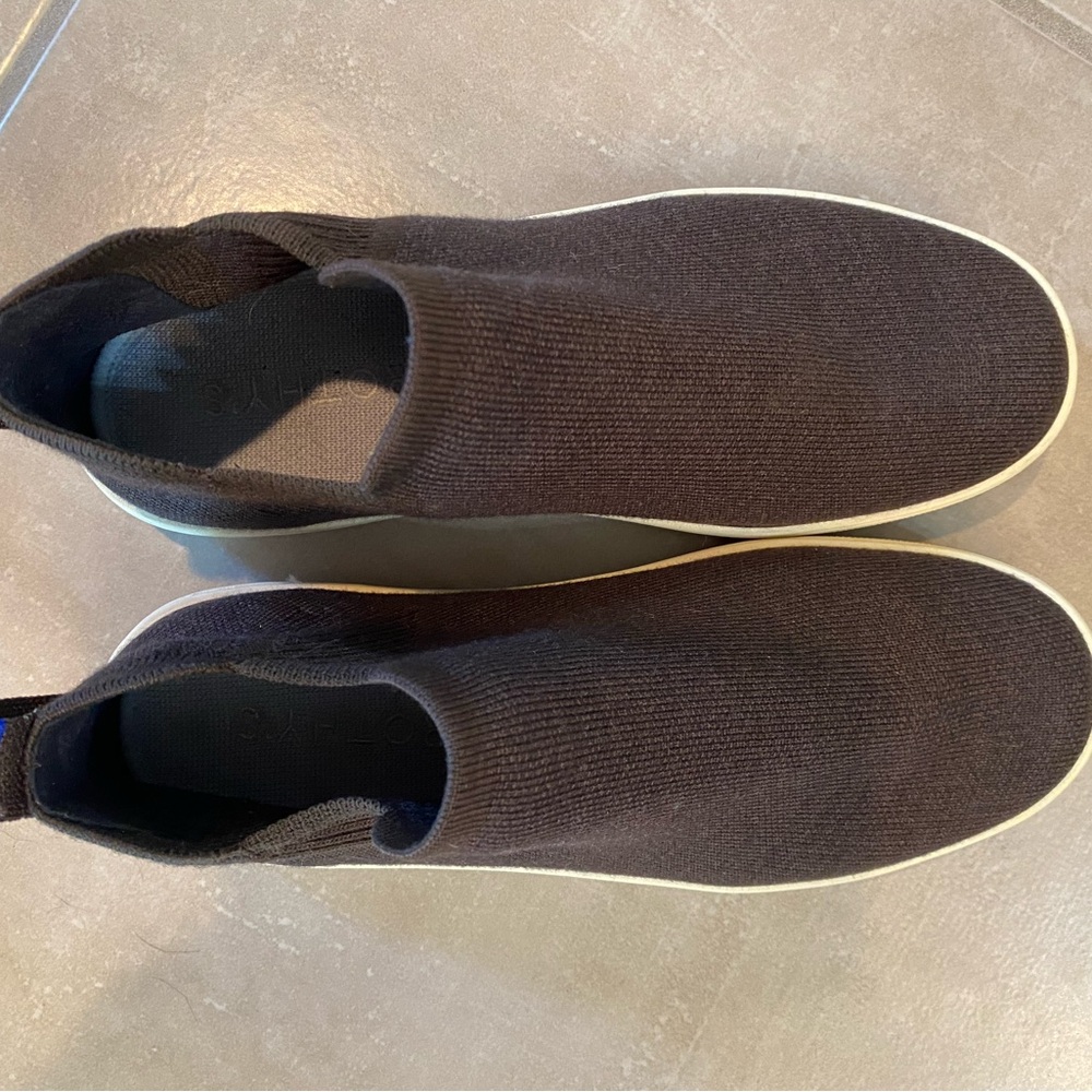Rothy’s women’s 9.5 espresso Merino Chelsea sneaker
